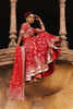 ISMAT Red Shikargah Inspired Outfit with Lehenga