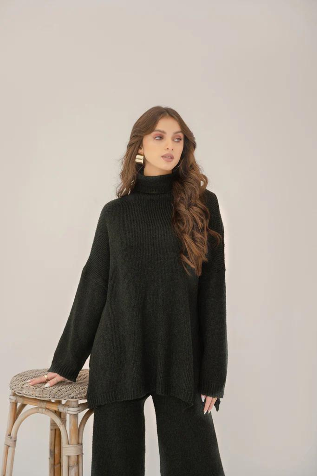 BEY DARK GREEN GREEN CABLE OVERSIZE SET - second image