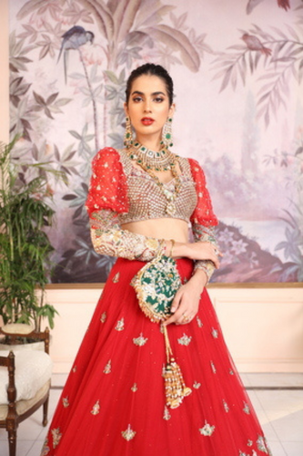 LAALSA Luxurious Bridal NET Ensemble by IMRA SAEED 