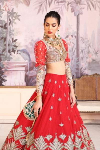 LAALSA Luxurious Bridal NET Ensemble by IMRA SAEED 