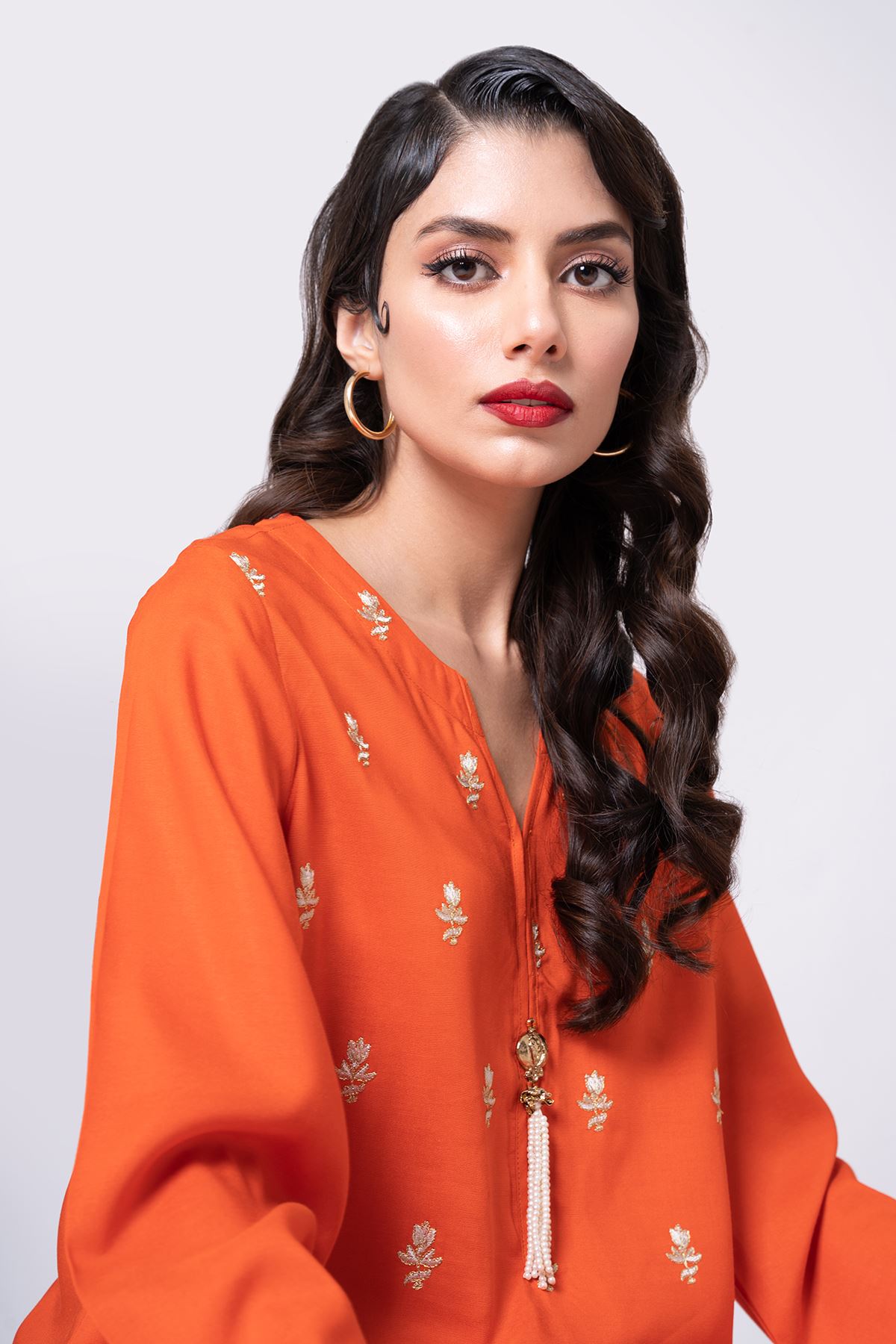 Classic Kameez
Dyed Embroidered | Viscose Oak Silk - second image