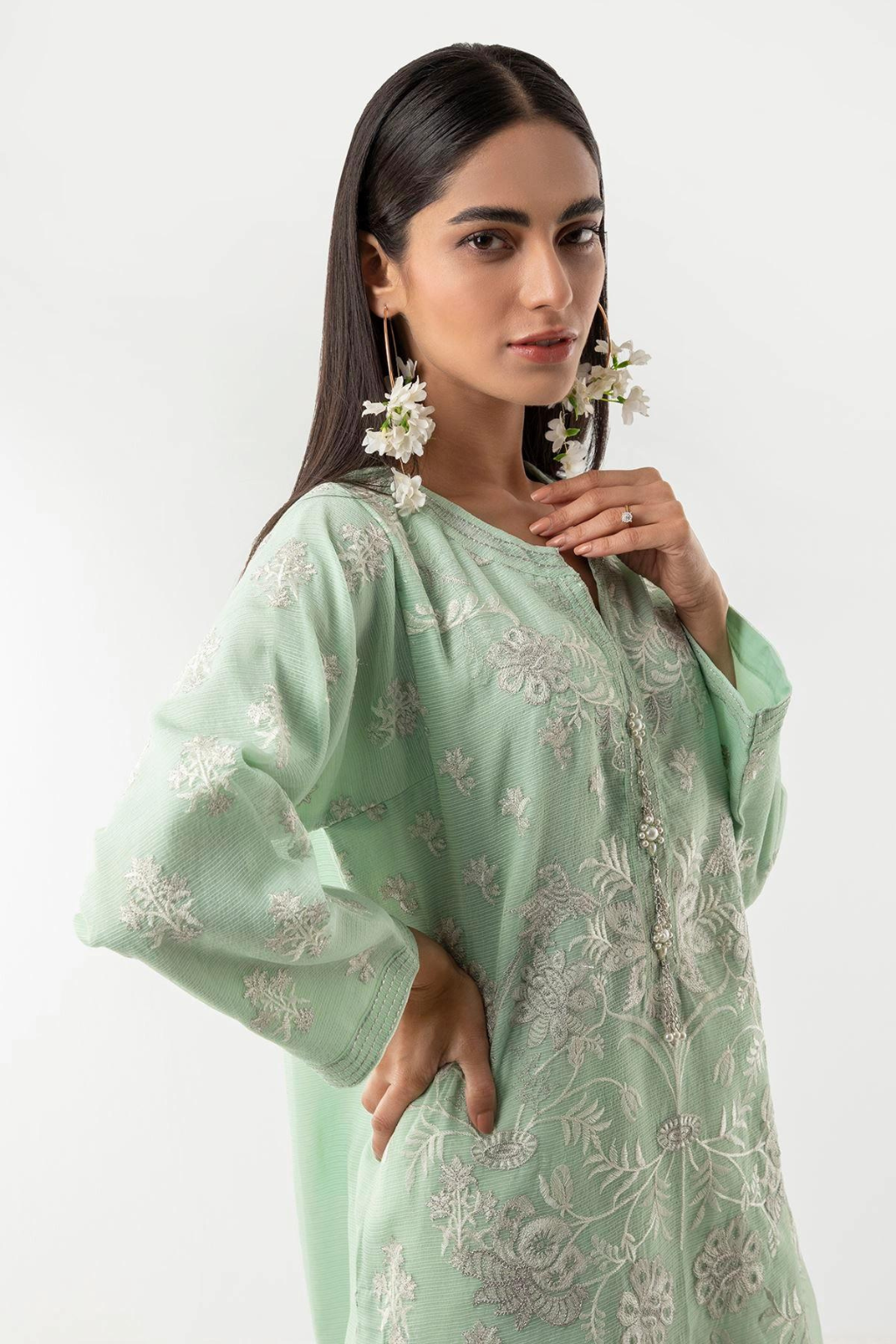Classic Kurta
Dyed Embroidered | Polyester Doria - second image