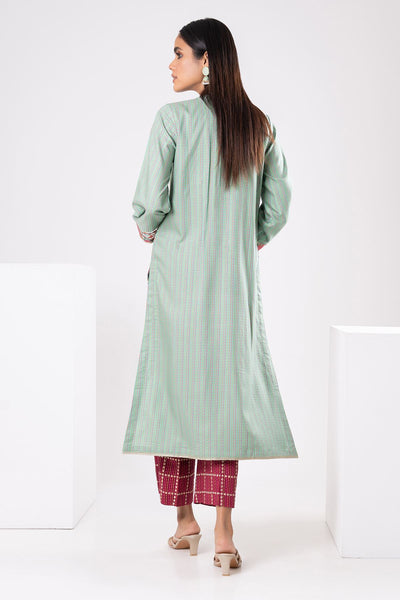 Classic Kameez
Printed Embroidered | Viscose Oak Silk