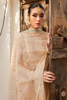 SHAMA Nude Zari Jamawar Handcrafted Details Shirt Set