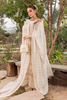 AYNOOR Pearl White Chikankari Gown Set