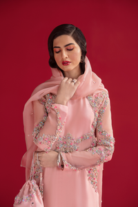 CLAIRE Raw Silk Suit by Kanwal Malik