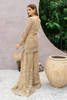 IRENE Nude  Net Sharara Pants by Kanwal Malik Athena Formal Pret. 