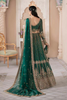 FARIZA Forest Green  Engaging Embellishments Korean Silk Lehnga Set