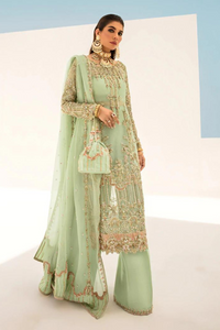 MEHAR Mint Green Organza 