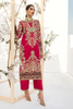 DAARIA  Fuchsia Raw Silk by KANWAL MALIK 'RIWAYAAT'