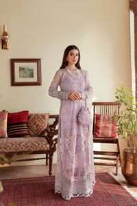 LOTUS Embroidered Net Suit