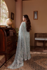 FAREIHA Dusty Mint Blue Hand Embellished Saree 