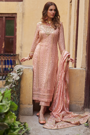 SERENE Blush pink ChickenKaari suit 