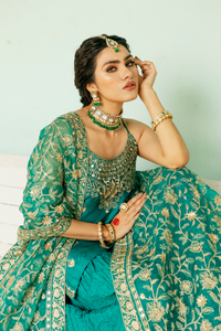 PUKHRAJ Korean Silk Suit by Kanwal Malik