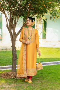 AARTI Korean Silk Suit by Kanwal Malik 