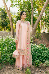 RADHA Korean Silk Suit by Kanwal Malik 