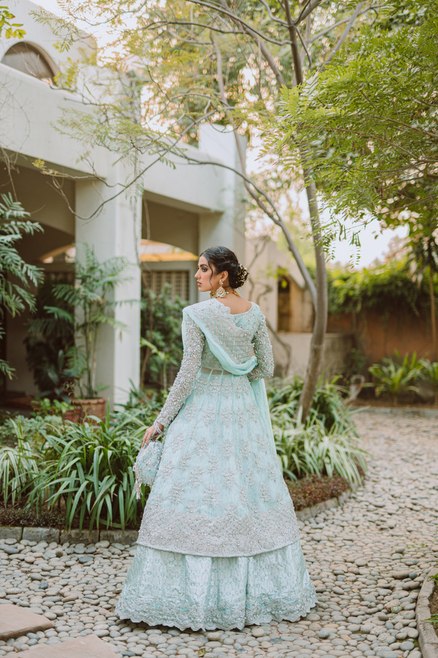 SAHIBA Organza Gown by Kanwal Malik 