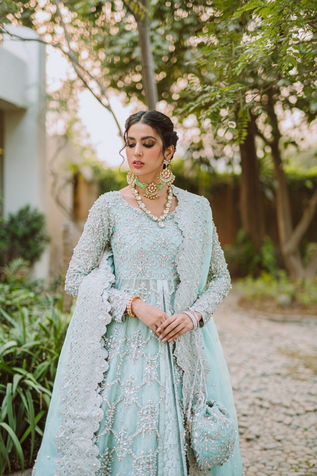 SAHIBA Organza Gown by Kanwal Malik 