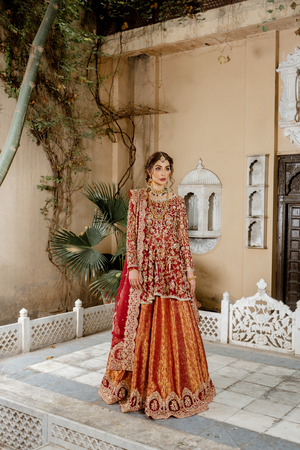 Mohisa Organza Lehnga Set by Kanwal Malik"