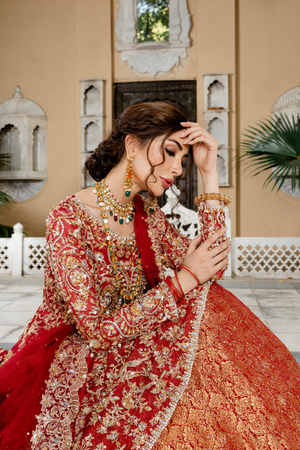 Mohisa Organza Lehnga Set by Kanwal Malik"