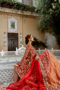 Mohisa Organza Lehnga Set by Kanwal Malik"