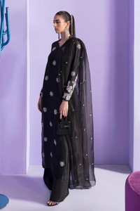 Delilah Black Suit Set by Kanwal Malik Tesoro Luxury Prert'23