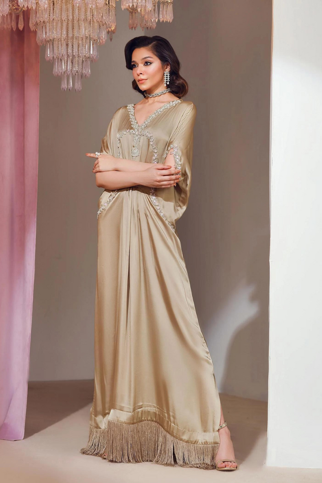 Groove Gold Kaftan Ensemble