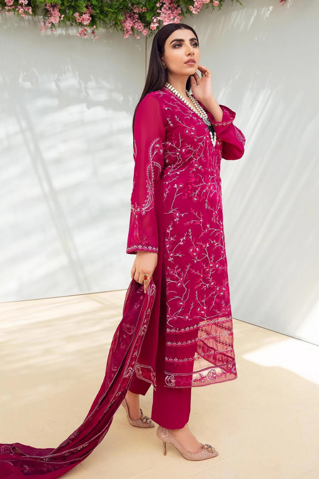 ZOHRA-MAGENTA Exquisite Mahgul Azure Ensemble 