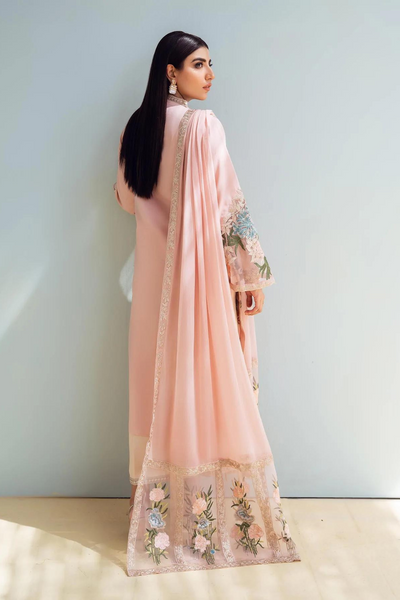 FLORAL DESIRE-PEACH Fall Elegance by Mahgul Azure