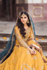 YELLOW BRIDAL - Hand Embellished Net Ensemble