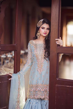 RANG-O-NOOR - Hand-Embellished Bridal Gharara