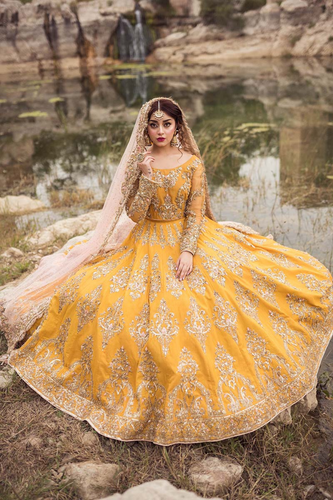 NAAZ AFREEN - Hand-Embellished Bridal Lehenga