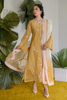 MILA yellow kurta set by Nadia Farooqui Raisa Eid Edit'22. 