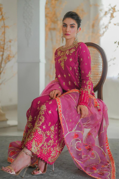 REEM Raw Silk Ensemble by Nadia Farooqui Narjis Bridal-22 