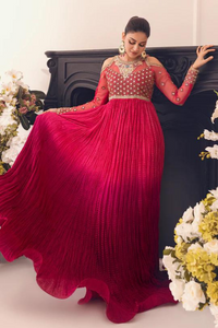  Zelie - Vibrant Pink Festive Gown