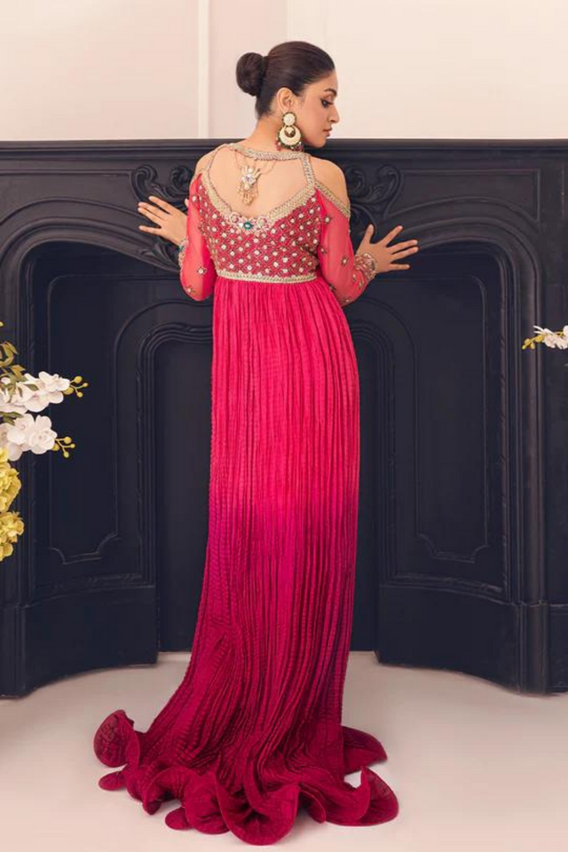  Zelie - Vibrant Pink Festive Gown