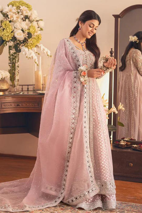 Regalia - Mesmerizing Pink Festive Pishwas