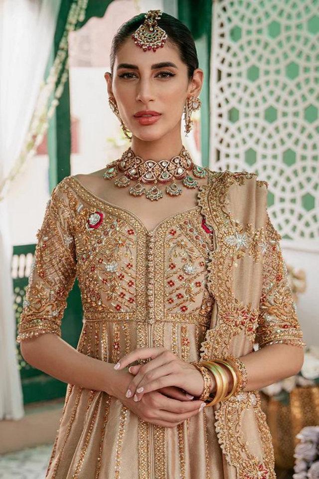 Nehal Gold Masuri Bridal Ensemble