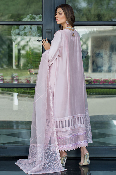 JANNAT purple Stylish Raw Silk Ensemble by REEMA AHSAN Eid '22