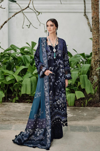 KENALI blue velvet outfit by Republic Womens Wear Danayah Winter