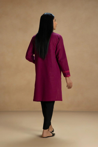 Embroidered Khaddar Shirt