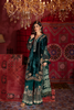 IMROZ Aqua Silk Velvet Kurta with Rich Embroidery outfit