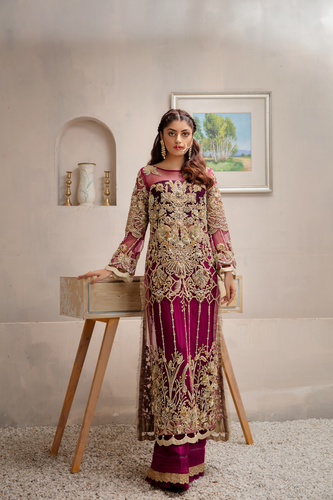 MEHROOZ Rich Tradition & Class with Vivid Red Hues outfit 