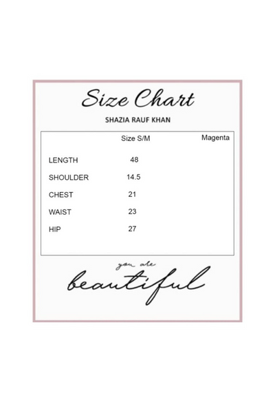 SOLIDS-MAGENTA Raw Silk Solids by Shazia Rauf Khan Guzelim Ch-2