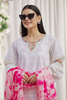 CANDY Chikankari Shirt with Organza Panels & Lace Pants