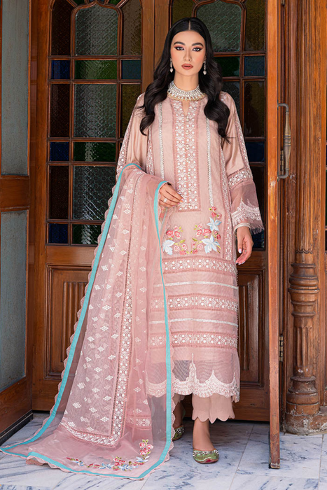 ZINNIA Pink Eid Ensemble by Saira Shakira Azha Eid Collection'22