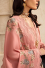 CYBELE  Tea Pink Khaddar Set with Pashmina Shawl