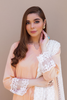 PEACHY ORANGE Radiant Peachy Orange Eid Shirt by Uzma & Afsheen Adaa