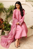 MAHTAB Luxury Pret: Pink Korean Silk with Exquisite Embroidery