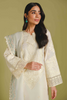 PERLE  Elegant White Cotton Organza Suit